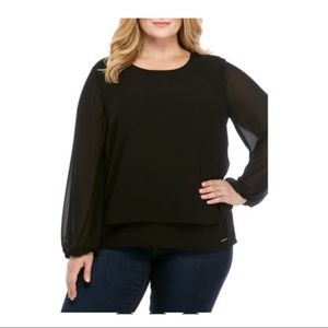 MICHAEL Michael Kors Split back top MF94LYH7R3